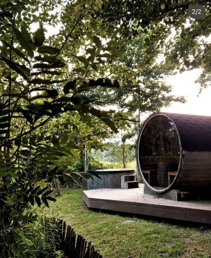 Sauna op het terrein